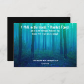 Erie Blue Forest - 3x5フォレスト幽霊のよく出る招待状 招待状 (正面/裏面)