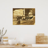 Erie Canal at Exchange St in downtonw Rochester NY ポスター (キッチン)