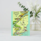 Erie Canal Cruise Vintage Postcard ポストカード (スタンド正面)