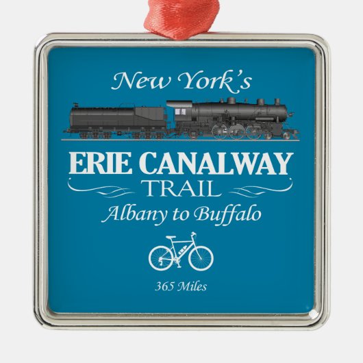 Erie Canalwayトレイル(RT2) メタルオーナメント (正面)