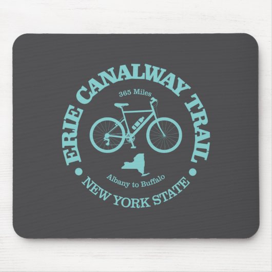 Erie Cway Trail Cycling _1  マウスパッド (正面)