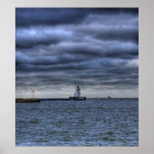 Erie Lighthouse Poster ポスター (正面)
