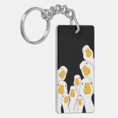 Erie Surveillance:宇宙からのGeese Monitoring キーホルダー (正面左)