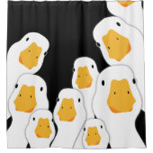 Erie Surveillance:宇宙からのGeese Monitoring シャワーカーテン (正面)