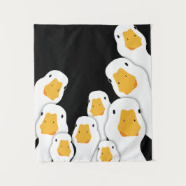 Erie Surveillance:宇宙からのGeese Monitoring タペストリー