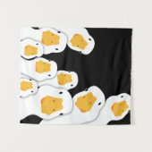 Erie Surveillance:宇宙からのGeese Monitoring タペストリー (正面(横))