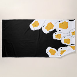 Erie Surveillance:宇宙からのGeese Monitoring ビーチタオル