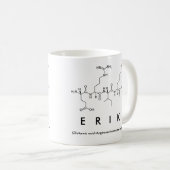 Erikペプチド名mug コーヒーマグカップ (正面右)