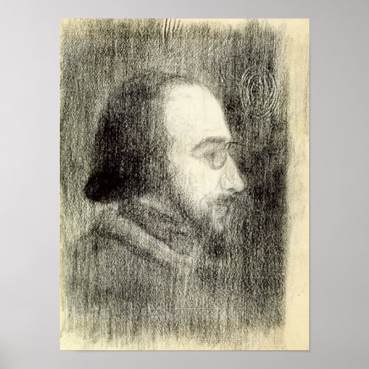 Erik Satie c.1886 ポスター (正面)