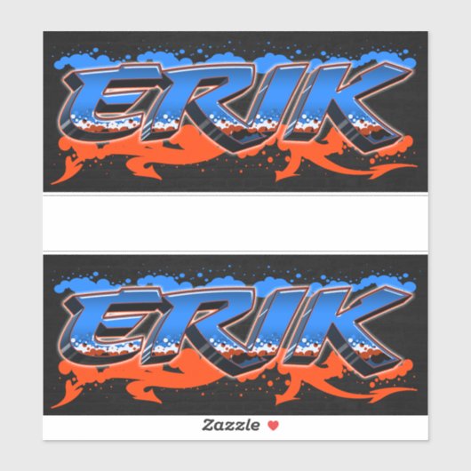 Erik Vorname Name Graffiti Aufkleber Sticker シール (シート)