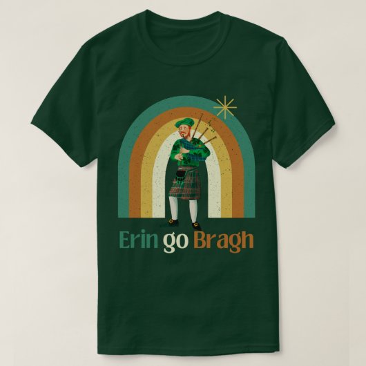 Erin Go Bragh "アイルランドよ永遠に" Tシャツ (デザイン正面)