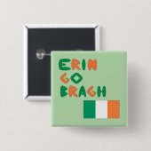 Erin Go Bragh 缶バッジ (正面&裏面)