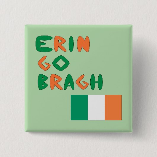 Erin Go Bragh 缶バッジ (正面)