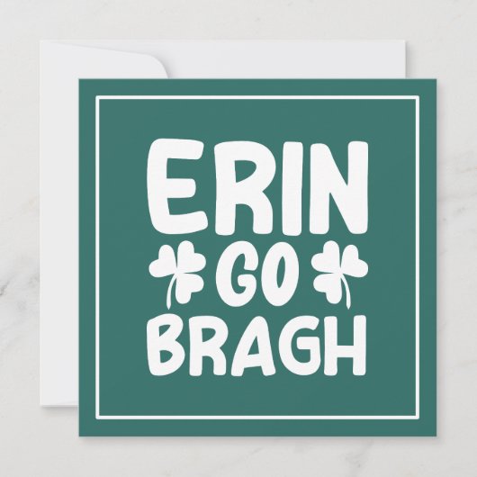 Erin Go Bragh-60850 招待状 (正面)