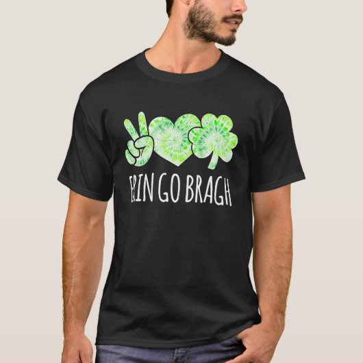 Erin Go Bragh Ireland Forever St Pattys Day Green  Tシャツ (正面)