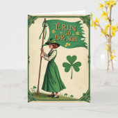 Erin Go Bragh Scene Card カード (黄色い花)