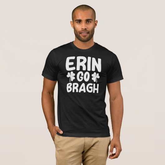 Erin Go Bragh St. Patrick's Day Design-60850 Tシャツ (正面フル)
