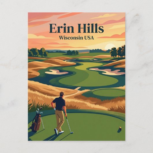 Erin Hills USA ポストカード (正面)