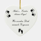 Erinnerungs Hängeornament セラミックオーナメント (裏面)