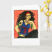 Erisグリーティングカード カード (黄色い花)