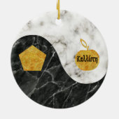 Eris/Chaoの神聖なオーナメントの手 セラミックオーナメント (裏面)