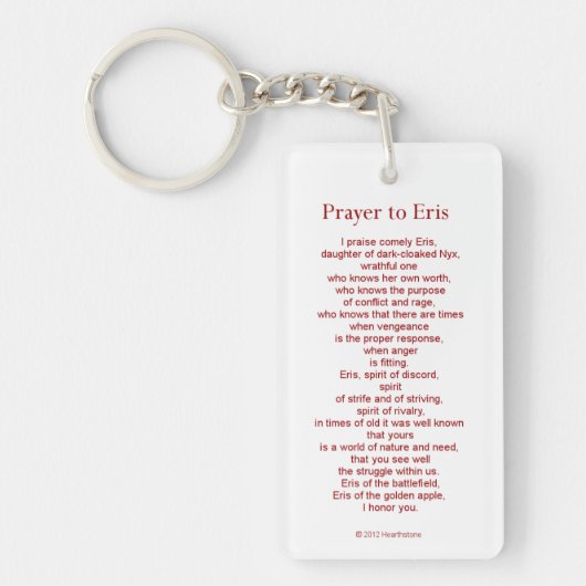 Eris (Discordia) Keychain キーホルダー (正面)