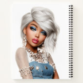 Eris Monei Editorial Portrait – Personalized  ノートブック (裏面)