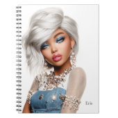 Eris Monei Editorial Portrait – personalized ノートブック (正面)