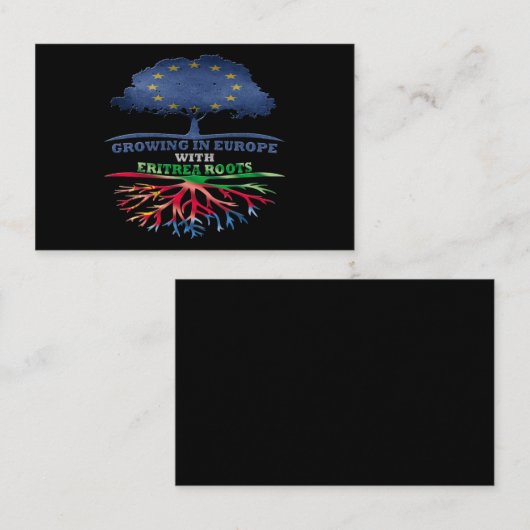 Eritrea 名刺 (正面/裏面)