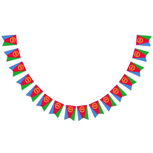 Eritrea flag bunting banner バンティングフラッグ (全)