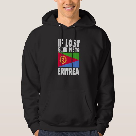Eritrea Flag Design  If lost send me to Eritrea Pr パーカ (正面)