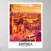 Eritrea Poster - Asmara Street Print - Asmara Wall ポスター (正面)