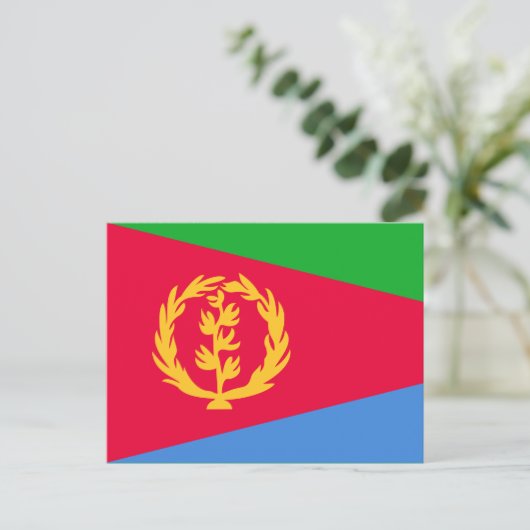 Eritrean flag ポストカード (スタンド正面)