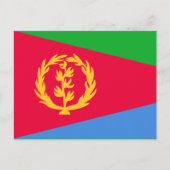 Eritrean flag ポストカード (正面)