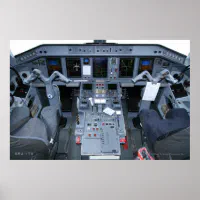 ERJ 175コックピットポスター ポスター | Zazzle.co.jp