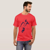 Erling Haaland ノルウェー サッカー サポーター Tシャツ (正面フル)
