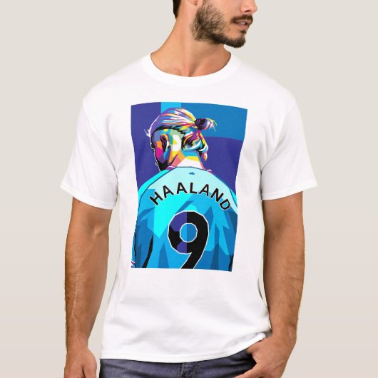 Erling Haaland in WPAP Tシャツ (正面)