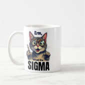 Ermシグマの猫好き コーヒーマグカップ (左)