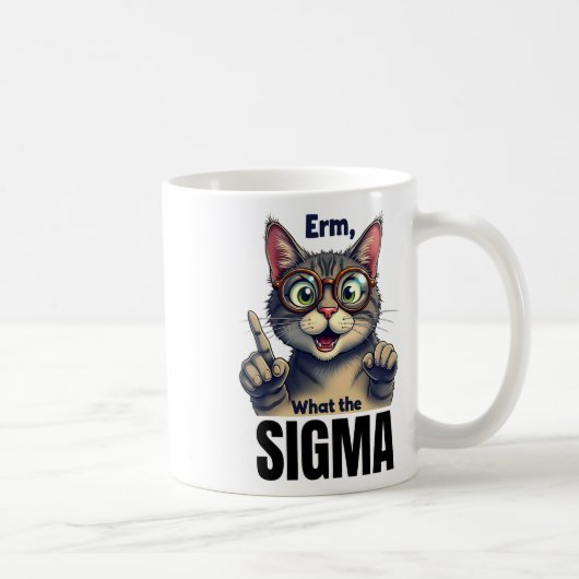 Ermシグマの猫好き コーヒーマグカップ (右)