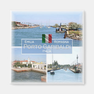 ERM004 PORTO GARIBALDI, Sea View，イタリア，冷蔵庫 マグネット
