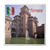 ERM006 FERRARA、城の外観、 タイル (正面)