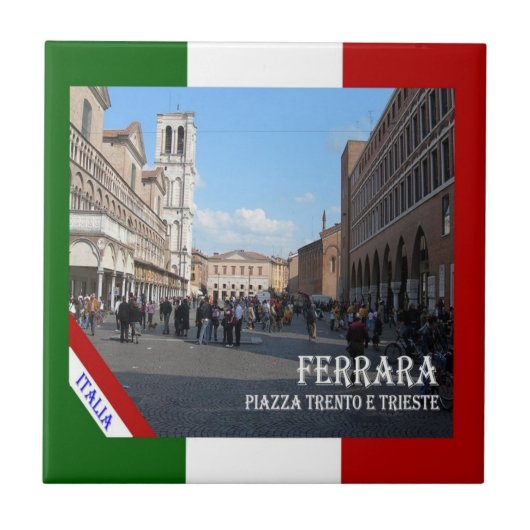 ERM007 FERRARA, Emilia Romagna，イタリア， タイル (正面)