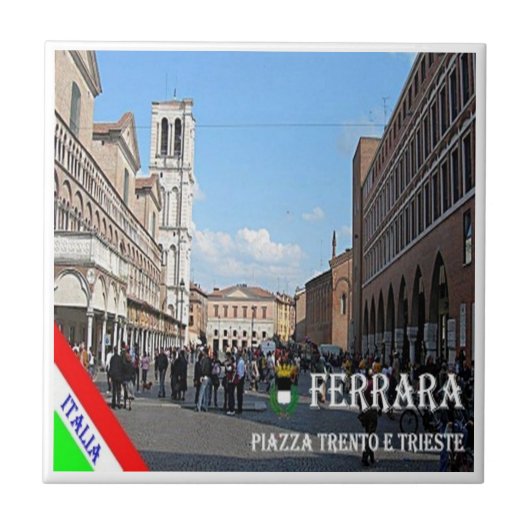 ERM008 FERRARA, Emilia Romagna，イタリア， タイル (正面)
