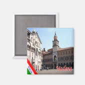 ERM010 MODENA、市庁舎と大聖堂、冷蔵庫 マグネット (正面/裏面)