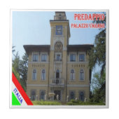 ERM014 PREDAPPIO,イタリア,バラノパレス, タイル (正面)