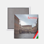 ERM015 RAVENNA, Emilia Romagna，イタリア，冷蔵庫 マグネット (正面/裏面)