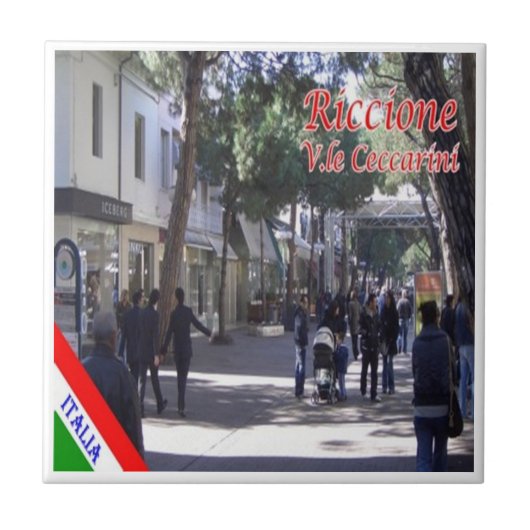ERM022 RICCIONE, Viale Ceccarini，イタリア， タイル (正面)
