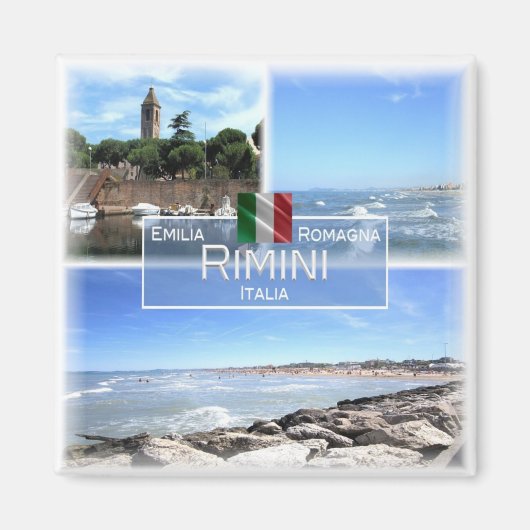 ERM031 RIMINI, Emilia Romagna，イタリア，冷蔵庫 マグネット (正面)