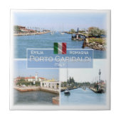 ERM040イタリアのPORTO GARIBALDI タイル (正面)