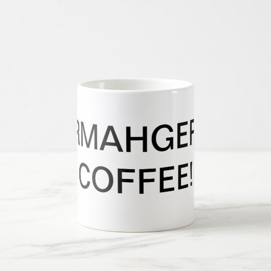 ERMAHGERDのコーヒー! コーヒーカップ (中央)
